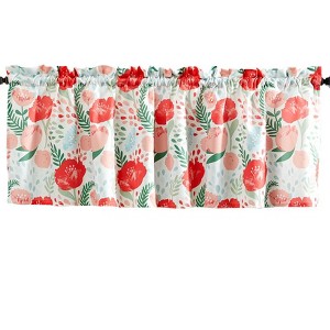 The Lakeside Collection Spring Poppy Bath Collection - Valance - 1 of 2