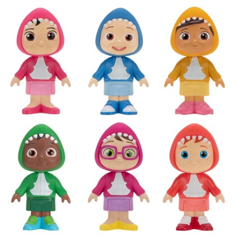 CoComelon Official Friends & Family 6 Figure Pack 3in Character Toys