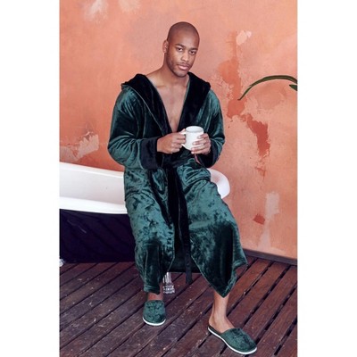 Lotus Linen Men’s Robe with Hood – Ultra-Soft Plush Comfort for Everyday Use