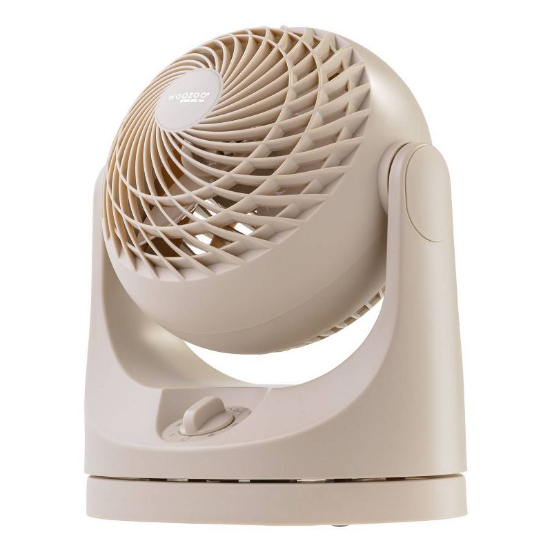 Woozoo 3 Speed Oscillating Air Circulator Fan Beige, 1 of 12
