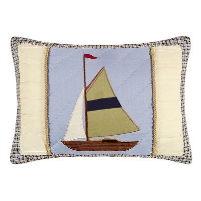 C&F Home 12" x 16" Sailboat Applique Pillow