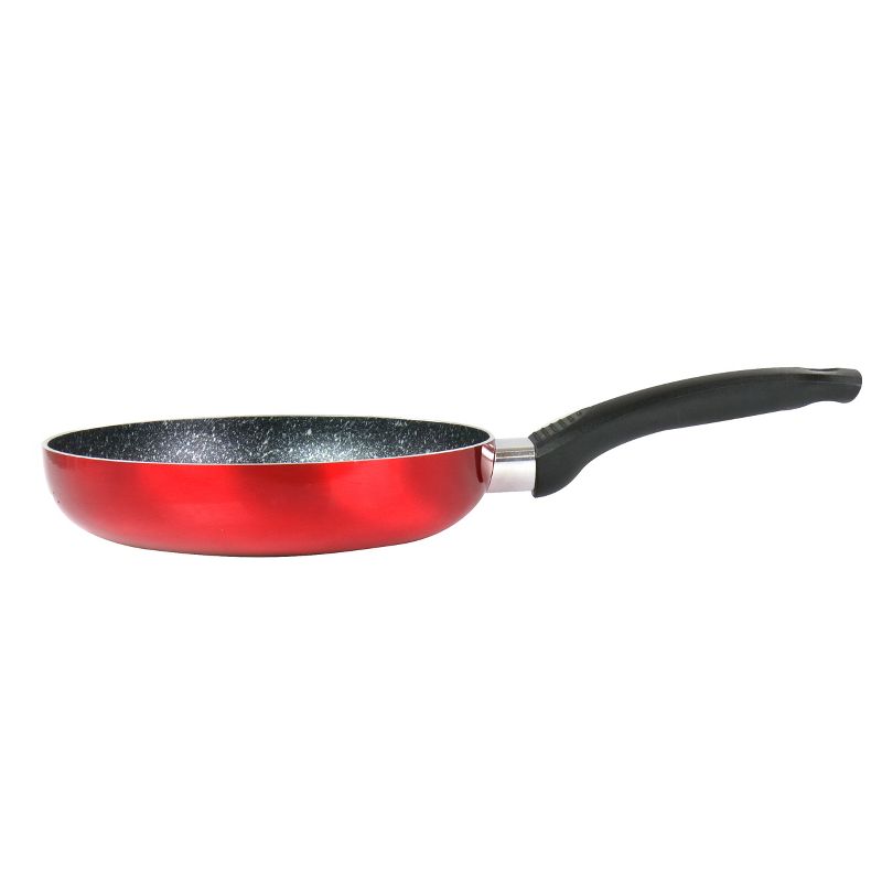 Oster 8 Inch Red Aluminum Non Stick Frying Pan with Bakelite Handle, 2 of 9