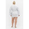 Women's Plus Size Sequin Neptune Dress - silver | CITY CHIC - 2 of 4