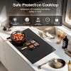 8500W Ceramic Cooktop with 5 Burners, 30 inch Electric Stove Top with 2 Expandable Heating Elements, 99 Mins Timer, Safety Lock, Sensor Touch Control - 3 of 4