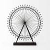 HomeRoots Metal And Wood London Eye Moveable Sculpture - 4 of 4