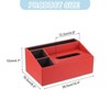 Unique Bargains PU Leather Magnetic Base Easy to Clean Multipurpose Paper Towel Holder 10.4 x 6.5 x 4.7 Inch 1 Pc - 2 of 4