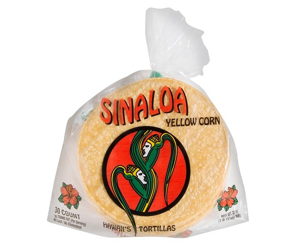 Sinaloa Yellow Corn Hawaii's Tortillas 28 oz