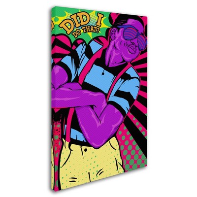 Trademark Fine Art -ALI Chris 'Steve Urkel' Canvas Art