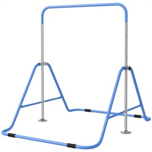 SEVOBAL Home Gyms, Adjustable Folding Gymnastics Bar for Home Practice and Training for Ages 3 to 8, Blue, 17.72"*16.54"*22.84" - 1 of 4