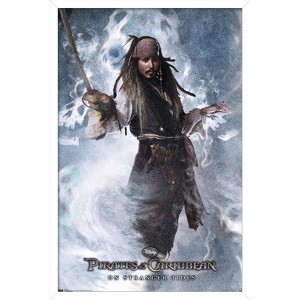 Trends International Disney Pirates of the Caribbean: On Stranger Tides - Jack Framed Wall Poster Prints - 1 of 4