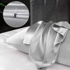 PiccoCasa Luxury Smooth Satin Hidden Zipper Closure Pillowcases 2 Pcs - 4 of 4