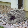 Cornucopia Brands Dragon Garden Downspout Sculpture; Splash Block Anchor for Downspout Extension - 4 of 4