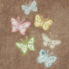 Linum Home Textiles 100% Turkish Cotton MARIPOSA Embellished Towel Set - 3 of 4