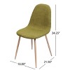 NicBex Dining Chairs Set of 2,Modern Kitchen Chairs with High Backrest and Wood Legs for Living Meeting Room,Bedroom - 3 of 4