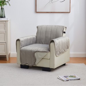 Ultra-Soft Velvet Sofa Furniture Protector - Great Bay Home - 1 of 4