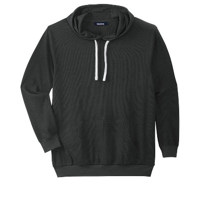 KingSize Men's Big & Tall Tall Waffle-Knit Thermal Hoodie