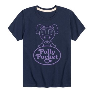 Boys' - Polly Pocket - Logo And Doll Short Sleeve Graphic T-Shirt - 1 of 3
