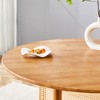 NicBex Dining Table Set for 4 Kitchen Table Ancient Solid Wood Dining Table Imitation Rattan Table Legs Simple Solid Wood Dining Chair - 4 of 4
