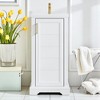 Mshliw 16 Inch Bathroom Vanity with Ceramic Sink, Freestanding Compact Vanity Cabinet with Soft Close Door and Adjustable Shelf - 2 of 4