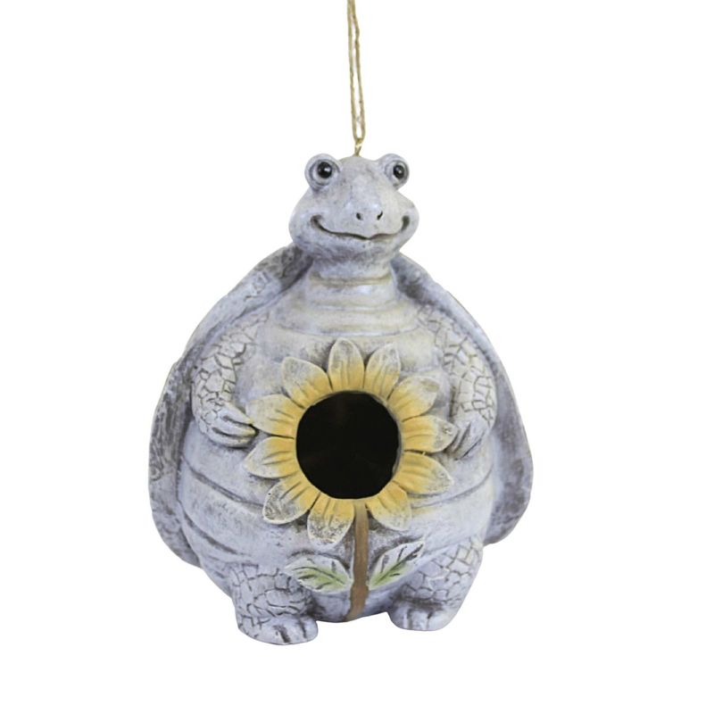 Home & Garden 8.0" Turtle Birdhouse Yard Decor Nest Roman, Inc  -  Bird And Insect Houses, 1 of 4