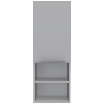 NicBex Bathroom Wall Mount Storage Cabinet Mirror Medicine Cabinet with Door & Shelves