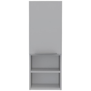 NicBex Bathroom Wall Mount Storage Cabinet Mirror Medicine Cabinet with Door & Shelves - 1 of 4