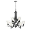 Millennium Lighting Natalie 9 - Light Chandelier in  Rubbed Bronze - 4 of 4