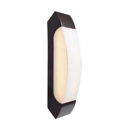 West End Bronze LED Vanity Light - 17" Dimmable Modern Bathroom Fixture