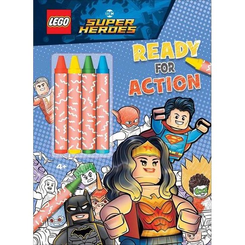 Lego Dc Super Heroes: Ready For - (coloring Book With Covermount) By Ameet Publishing (paperback) : Target
