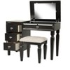 NicBex Vanity Desk with Mirror Dressing Table with Flip-top Mirror, Storage Drawers, Makeup Desk with Tufted Seat Stool for Apartment - 2 of 4