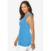Jessica London Women's Plus Size Scoop-Neck Sweater Tank - 4 of 4