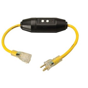 Yellow Jacket Outdoor 2 ft. L Yellow Extension Cord 12/3 SJTW - 1 of 1