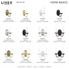 Livex Lighting Home Basics 1 - Light Wall Light in  Antique Brass - 4 of 4