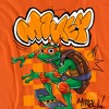 Tales Of the Teenage Mutant Ninja Turtles Mikey Skateboard Adult T Shirt, Orange - 2 of 4