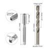 Unique Bargains Cobalt High Speed Steel Straight Flute Twist Drill Bit Tap and Bit Set - 2 of 3