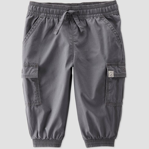 Oh Baby By Motherhood Solid Gray Tan Cargo Pants Size M (Maternity) - 56%  off