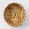 Round Basket with Color Bands and Diagonal Pattern Natural - Threshold™ - image 3 of 4