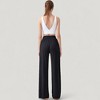 Anna-Kaci Active Women's Wide Leg Lounge Pants with Elastic Waistband and Side Slit Hem Detail - 4 of 4