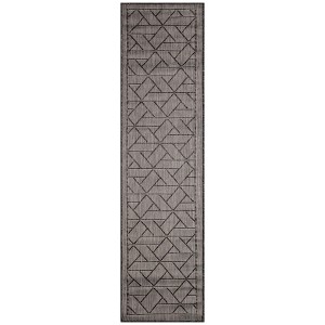 Liora Manne Carmel  Indoor/Outdoor Rug  Black.. - 1 of 4