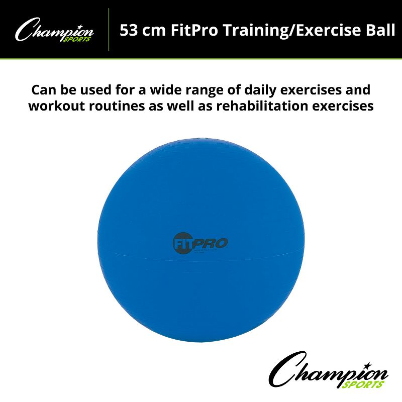 Champion Sports FitPro Training & Exercise Ball, 3 of 6