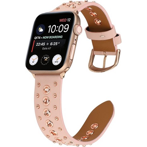 Worryfree Gadgets Leather Band For Apple Watch 38mm 40mm 41mm