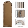SpassWay Solid Wood Accent Wall Mirror Arched Full Length Mirror Rustic Leaning Mirror for Living Room Bedroom Entryway Charcoal/Weathered White - 4 of 4