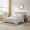 Twin Bahama Fronds Quilt Set Beige - Tommy Bahama: Machine Washable, Leaf Pattern, Includes 1 Sham - 2 of 4