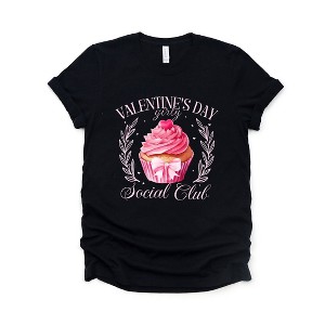 Simply Sage Market Women's Coquette Valentine Cupcake Short Sleeve Graphic Tee - 1 of 4