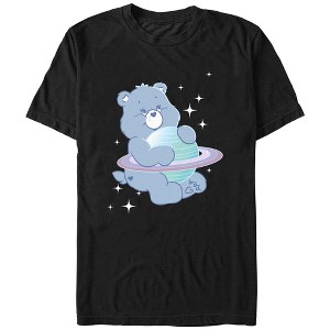 Men's Care Bears Bear Hugging Saturn T-Shirt - 1 of 4