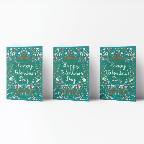 Love/Friendship Greeting Card Pack (3ct) "Garden Valentine" by Ramus & Co - image 1 of 4