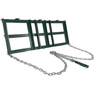 Drag Harrow, Steel Driveway Drag with Pin Hitch, Tow Behind Landscape Leveling Rake 50lbs Max Heavy-Duty Lawn Leveling Tools for Tractor - 1 of 1