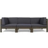 Maggift Outdoor Patio Seating Sets, Unique Design, Ideal for Conversations, Perfect for Gardens and Living Spaces, Gray, 90.75"*30.25"*26.5" - 3 of 4