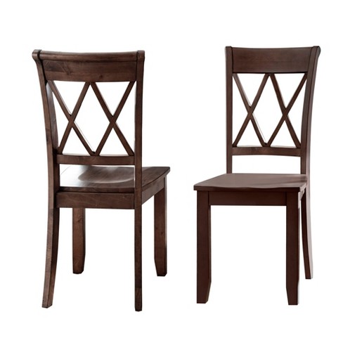 Aida Side Chair Brown Set Of 2 Steve Silver