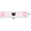 Big Dot of Happiness Purr-fect Kitty Cat - Petite Kitten Meow Baby Shower or Birthday Party Paper Table Runner - 12 x 60 inches - 3 of 4